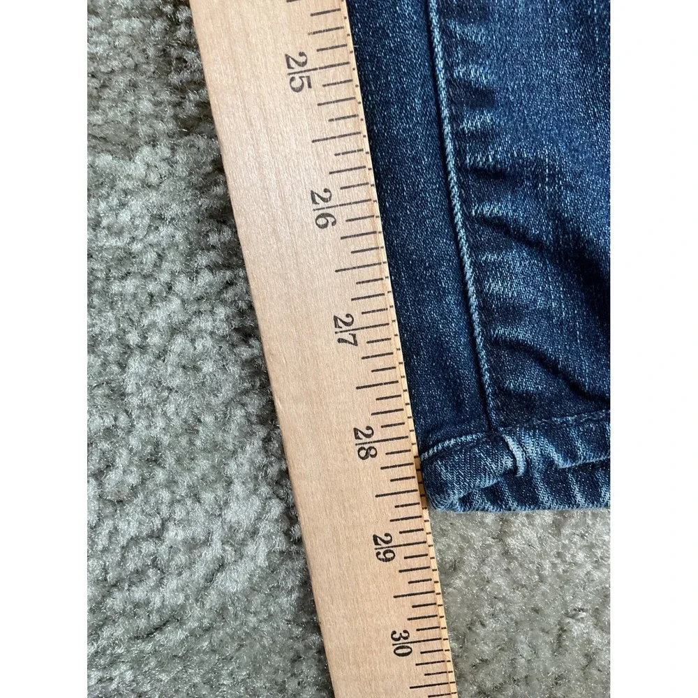7 For All Mankind Slimmy Jeans Mens 31 Dark Blue Slim Fit Stretch Denim Pants